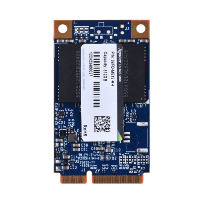 APACER mSATA 512G SATA3 TLC  -25°C ~ +85 °C